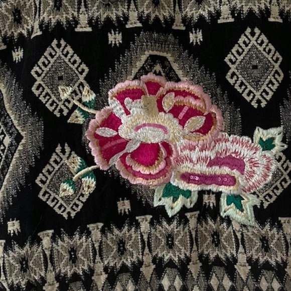 NEW Pier 1 Embroidered Tribal Bohemian Tote Computer Bag - Picture 3 of 7